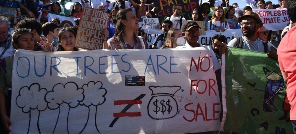 protesta contra cambio climatico