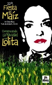 Afiche de la 22 Fiesta del Maiz, Kike Estrada