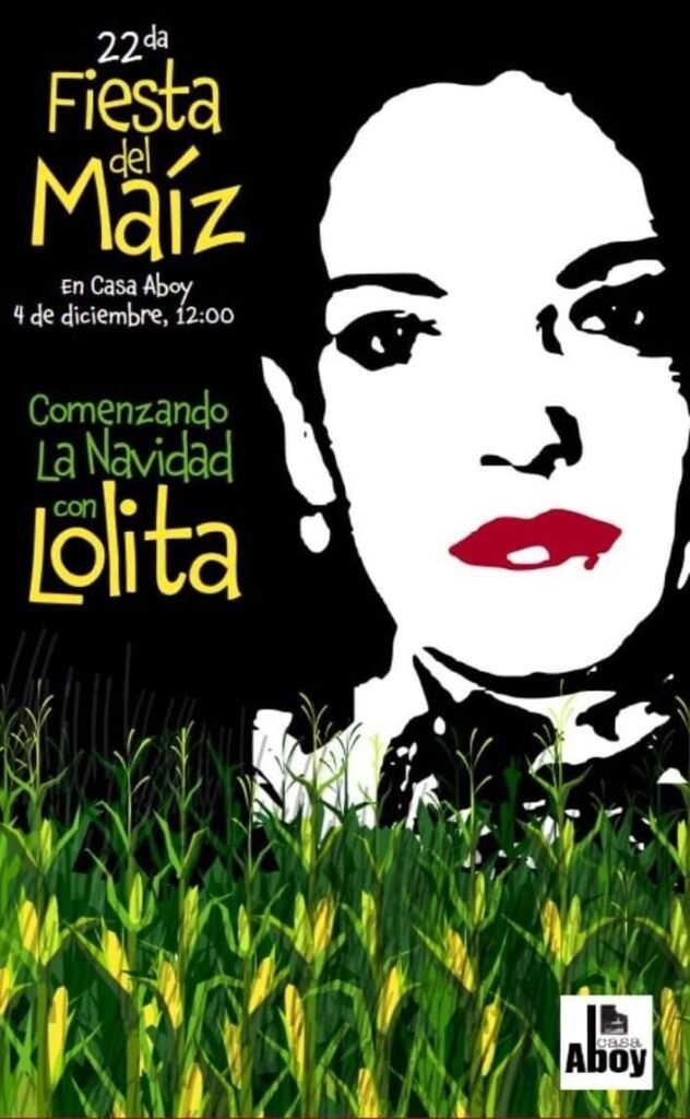 Afiche de la 22 Fiesta del Maiz, Kike Estrada