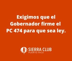 Arte Sierra Club PR, Si al PC474