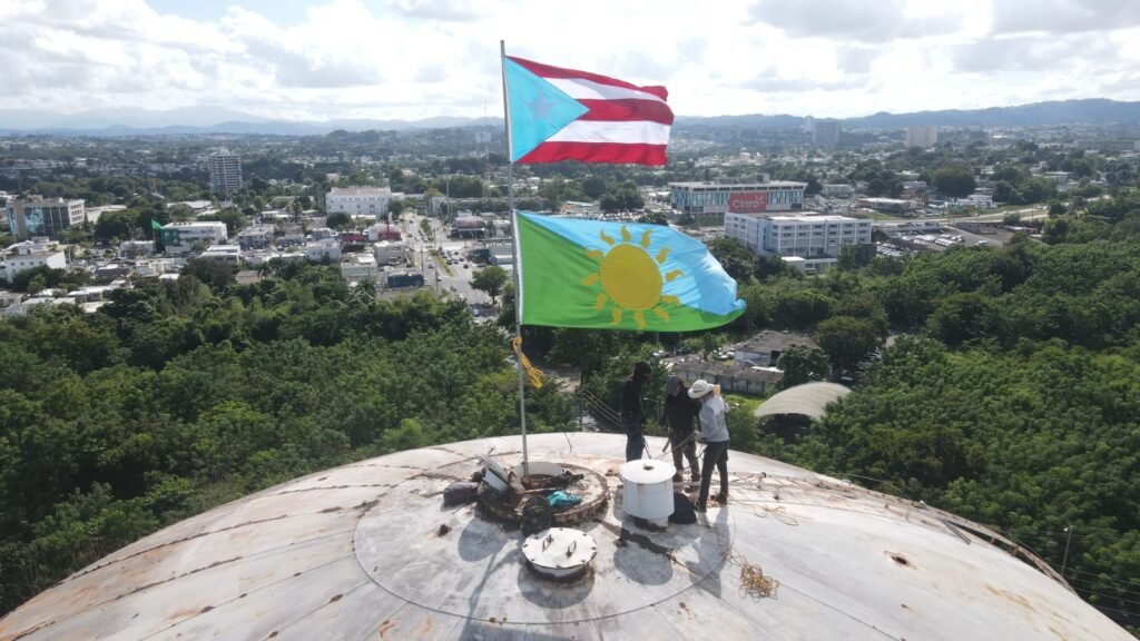 Bandera energetica de Casa Pueblo