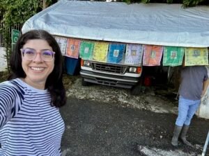 Representante Nogales en Campamento Pelícano