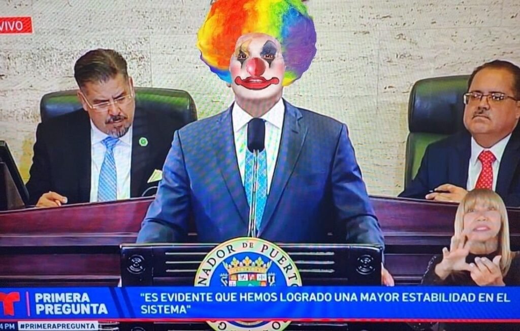 Pierluisi Payaso Mensaje de Estado