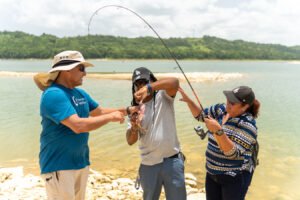 Hookeate con la pesca