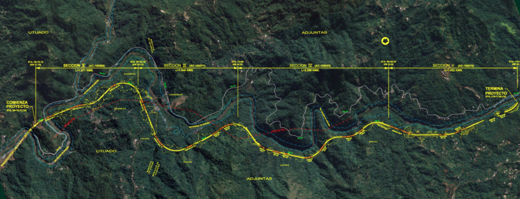 Tramo propuesto PR10 Utuado Adjuntas
