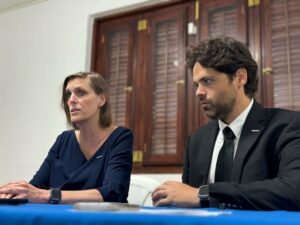 Cathie Mahon presidenta de la Red Inclusiv y Rene Vargas Director de Inlclusiv en Puerto Rico