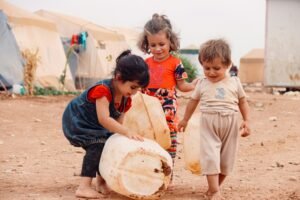 Niños sirios refugiados, Salah Darwish, Unsplash