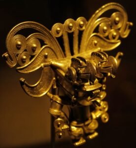Artefacto de oro del pueblo ancestral Tairona, Colombia | Foto: Juan Camilo Trujillo Botero, Pexels