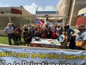 Durante la vista, la Hon. Yelitza Trinidad Martín atendió los señalamientos de incumplimiento relacionados con las órdenes e informes que el DRNA debía presentar al Tribunal. Foto: suministrada Murciélago Beach Defenders.